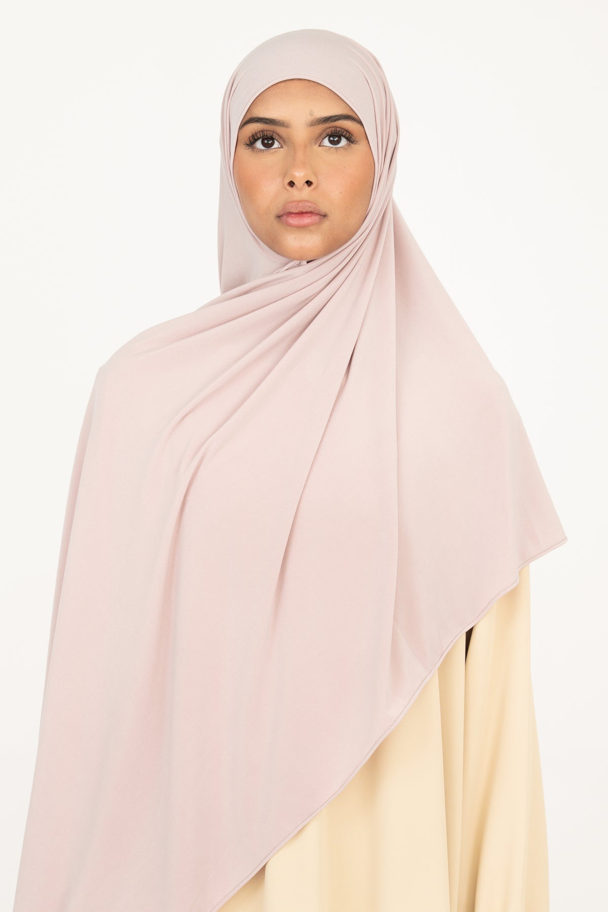 Premium Jersey Hijab - Powder Blush
