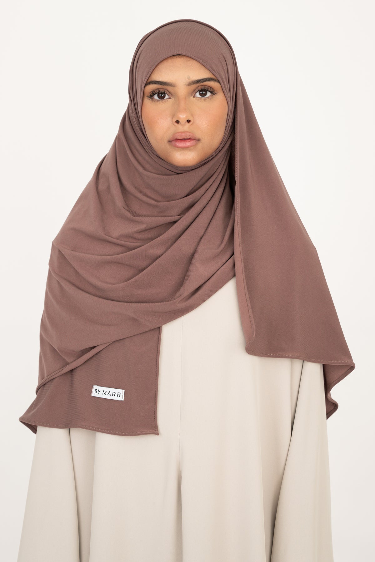Premium Jersey Hijab - Cocoa Rose