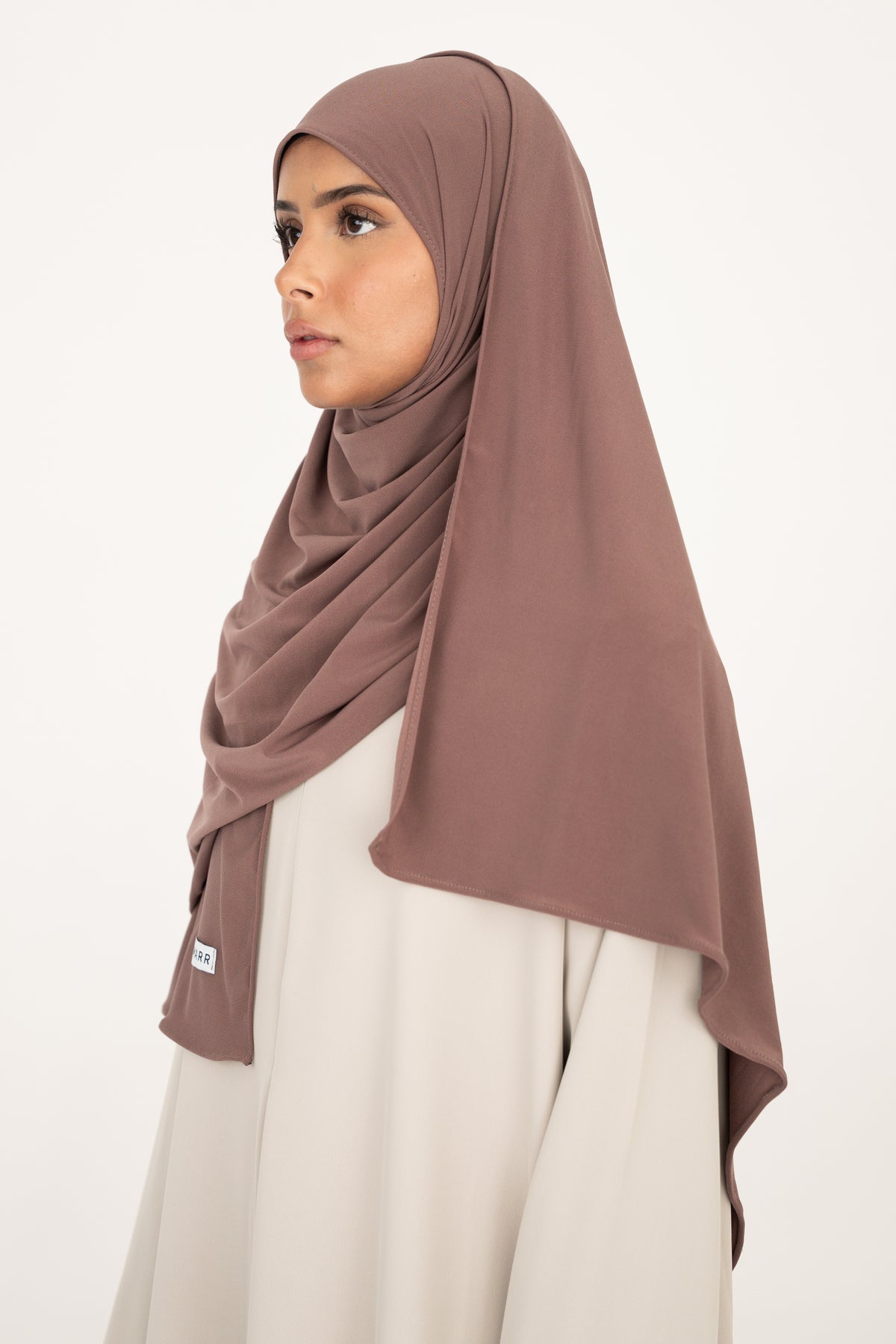 Premium Jersey Hijab - Cocoa Rose