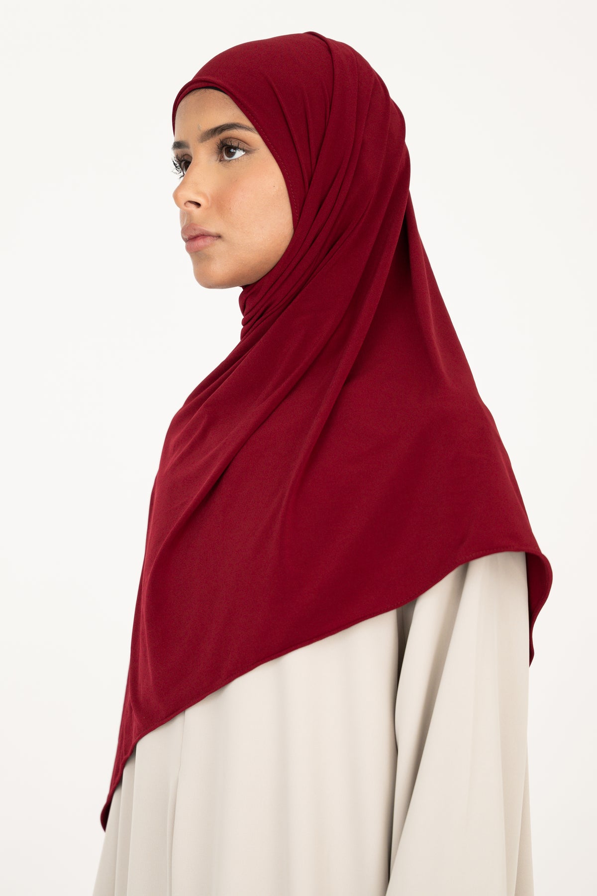 Premium Jersey Hijab - Burgundy