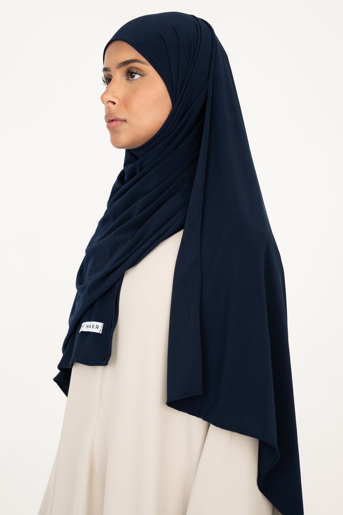 Premium Jersey Hijab - Deep Navy