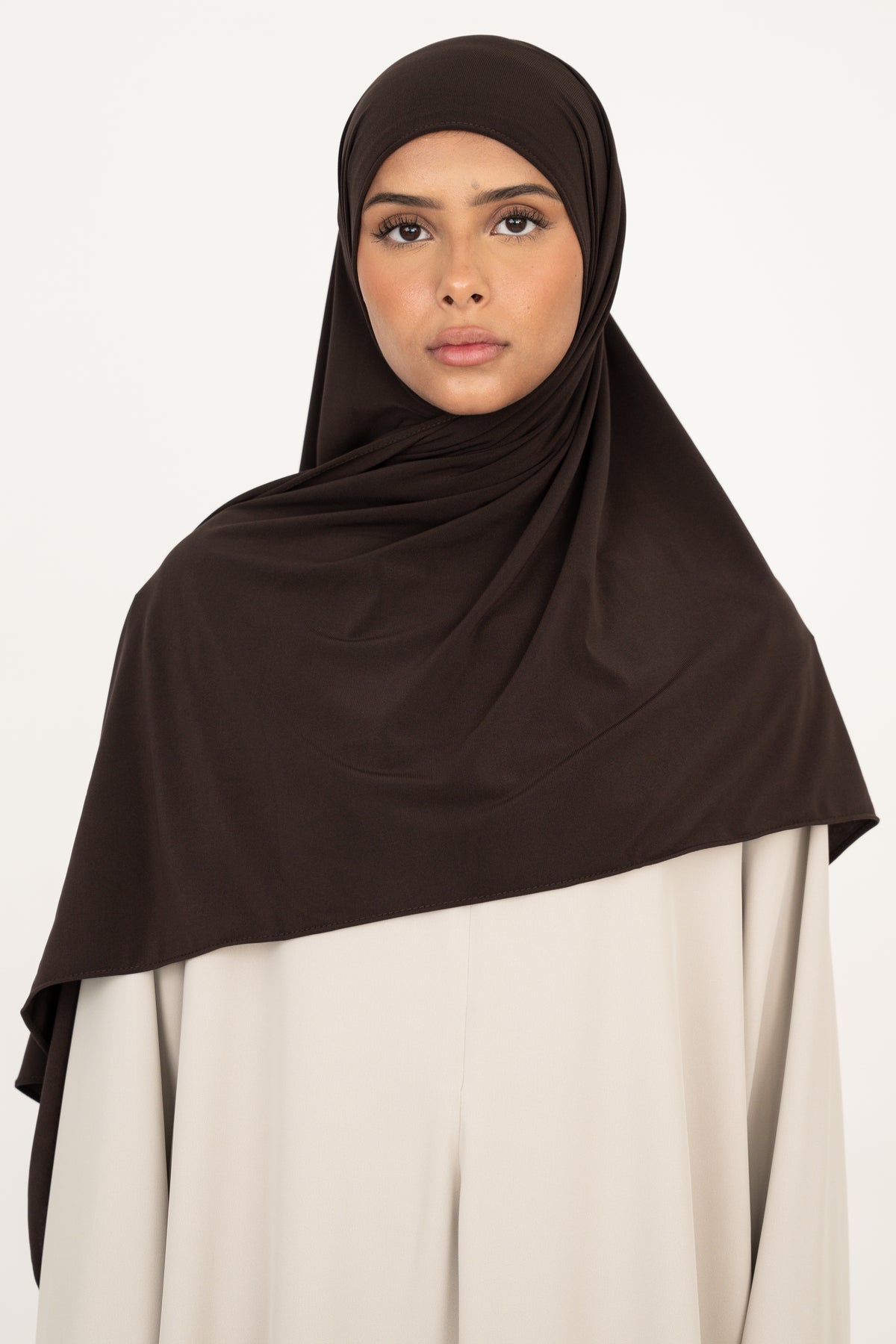Premium Jersey Hijab - Dark Cocao
