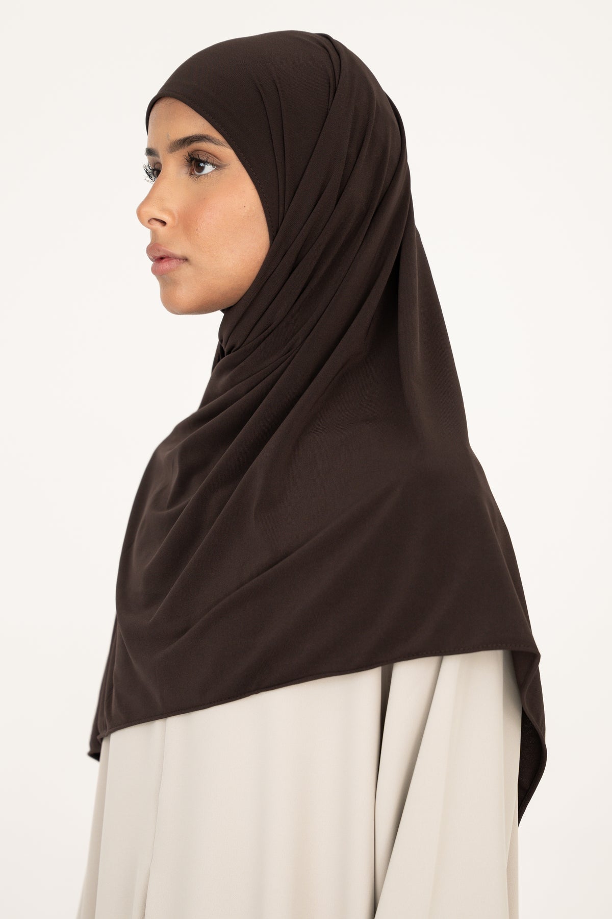 Premium Jersey Hijab - Dark Cocao