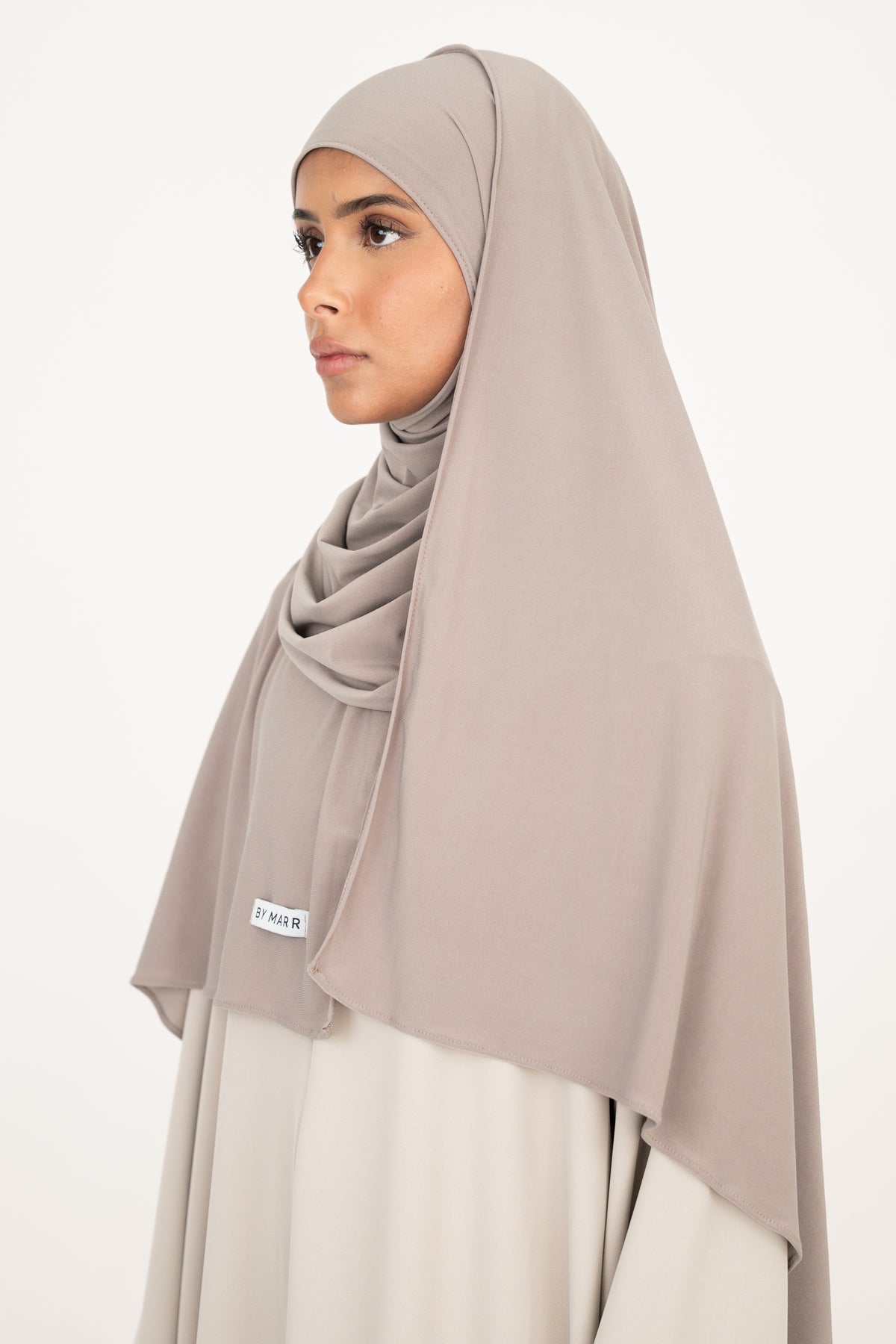 Premium Jersey Hijab - Oyster Grey