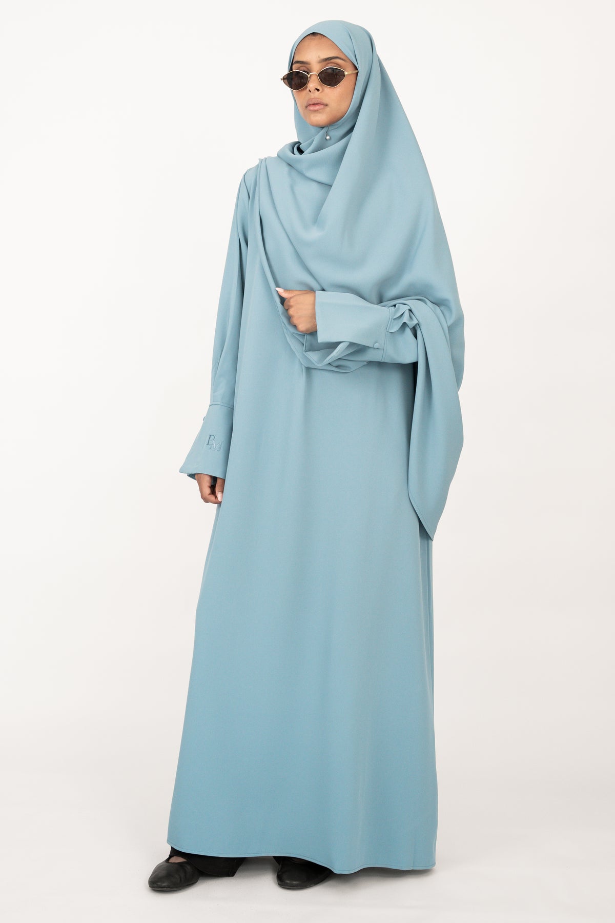 Simplicite Abaya - Dusty Blue