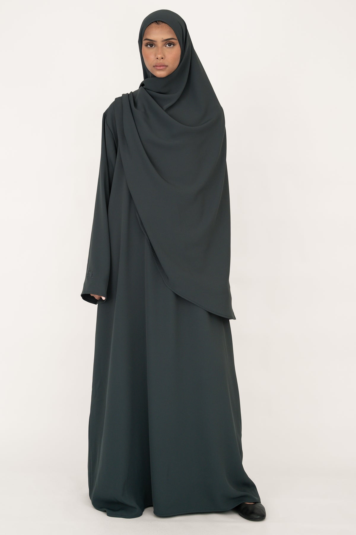 Classic Abaya - Storm Grey